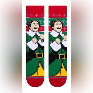 Stance Elf Movie Casual Cold Outside Crew Socks‎ Large 9-13 H31